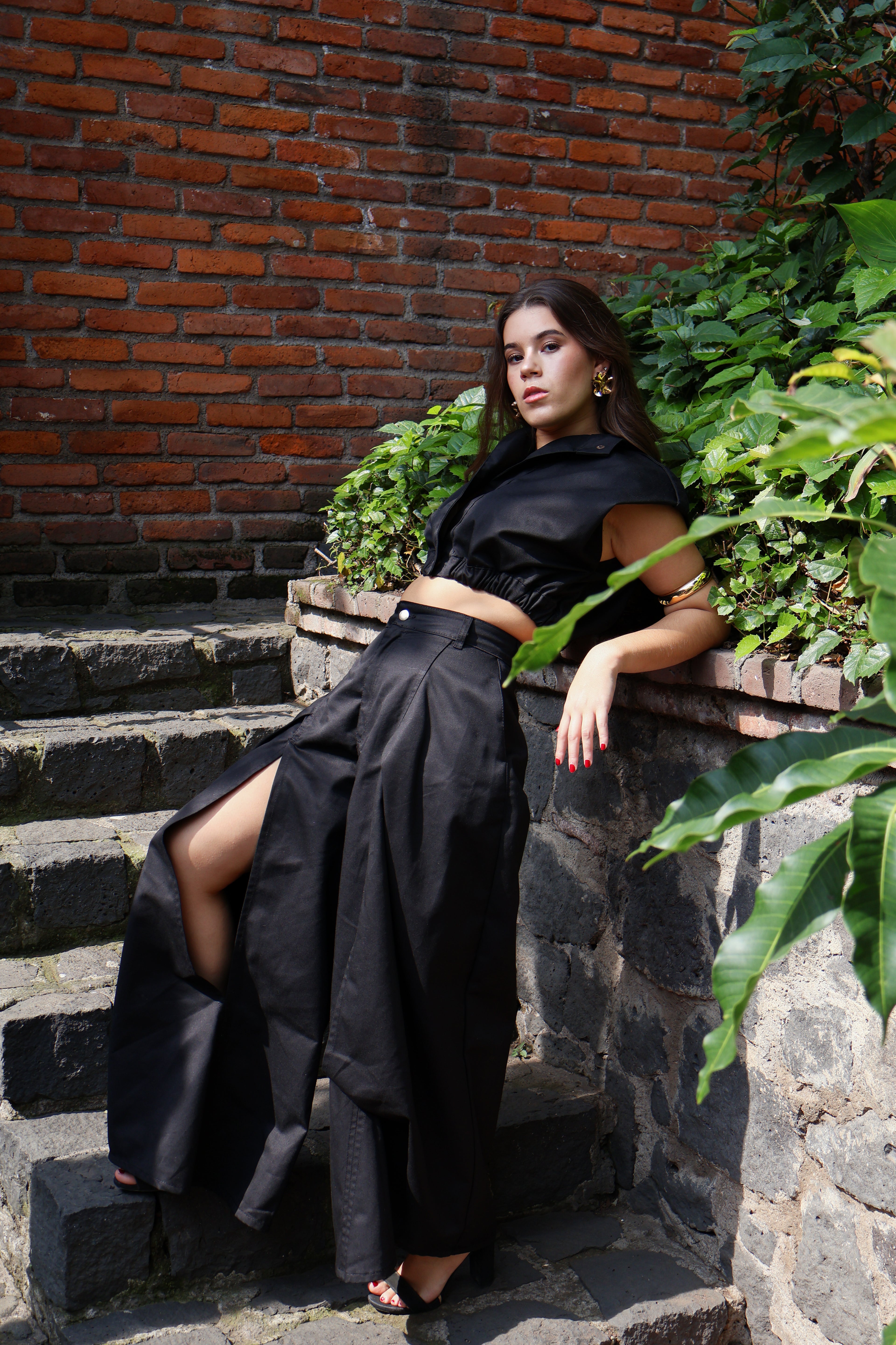 Pantalón Abierto  Gabardina